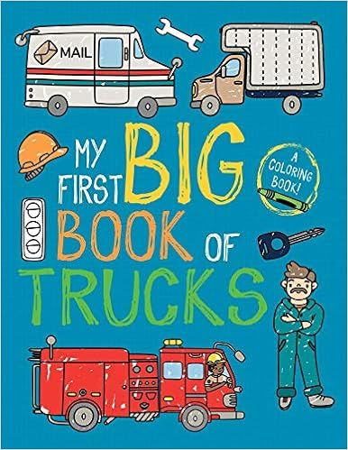 My First Big Book of Trucks (My First Big Book of Coloring) | Amazon (US)