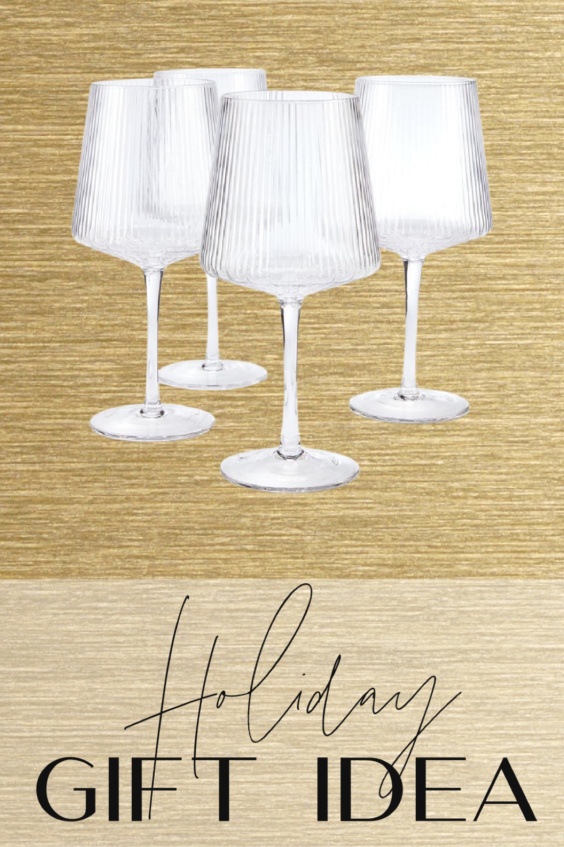 Best gift idea for the hostess or anyone on your list! These fluted wine glasses are on deal of the day and under $30 for a set of four! Regularly priced at $70 //
Holiday hosting essentials 

#LTKsalealert #LTKGiftGuide #LTKHoliday