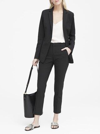 Long and Lean-Fit Washable Wool-Blend Blazer | Banana Republic (US)