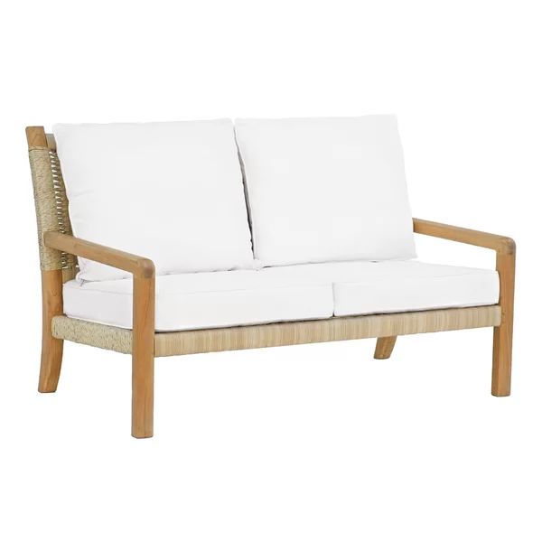 Hudson Outdoor 2 - Seat Loveseat with Sunbrella Cushions | Wayfair North America