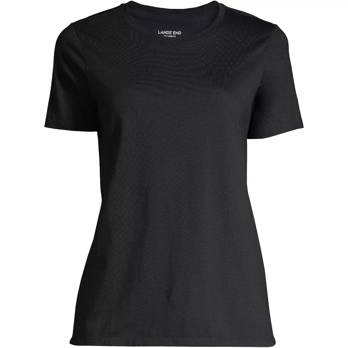 Lands' End Women's Relaxed Supima Cotton T-Shirt | Target