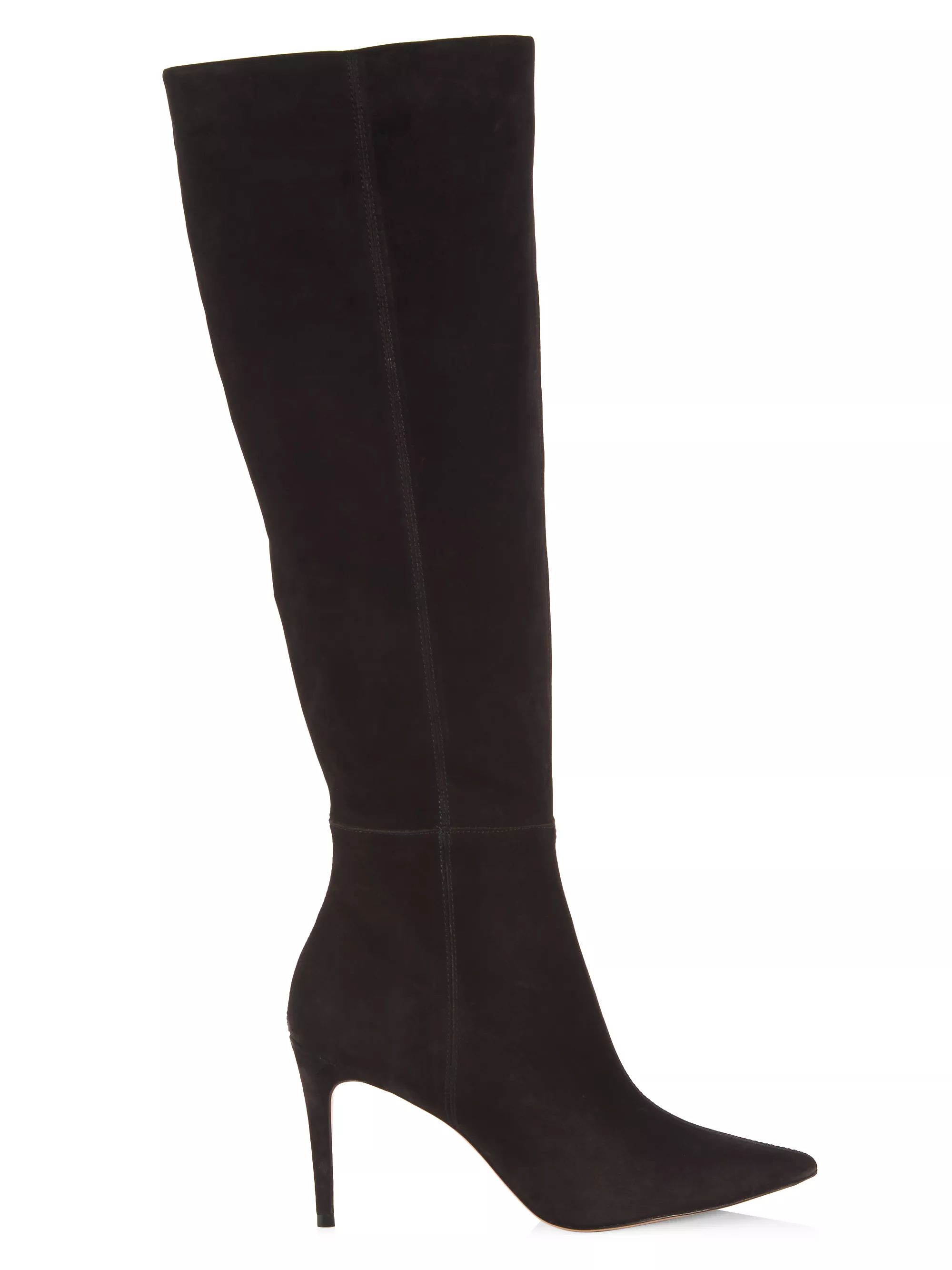 COLLECTION 87MM Suede Stiletto Knee-High Boots | Saks Fifth Avenue