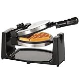 BELLA Classic Rotating Non-Stick Belgian Waffle Maker, Perfect 1" Thick Waffles, PFOA Free Non Stick | Amazon (US)