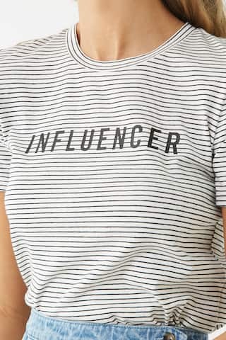 Striped Influencer Graphic Tee | Forever 21 (US)