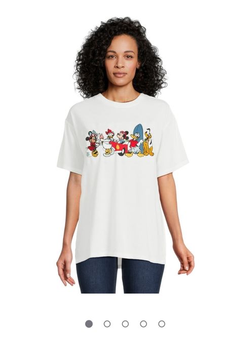 This tee will go viral! Embroidered Disney tee shirt with summer characters! Less than $11 from Walmart! 

#LTKstyletip #LTKfindsunder50 #LTKtravel