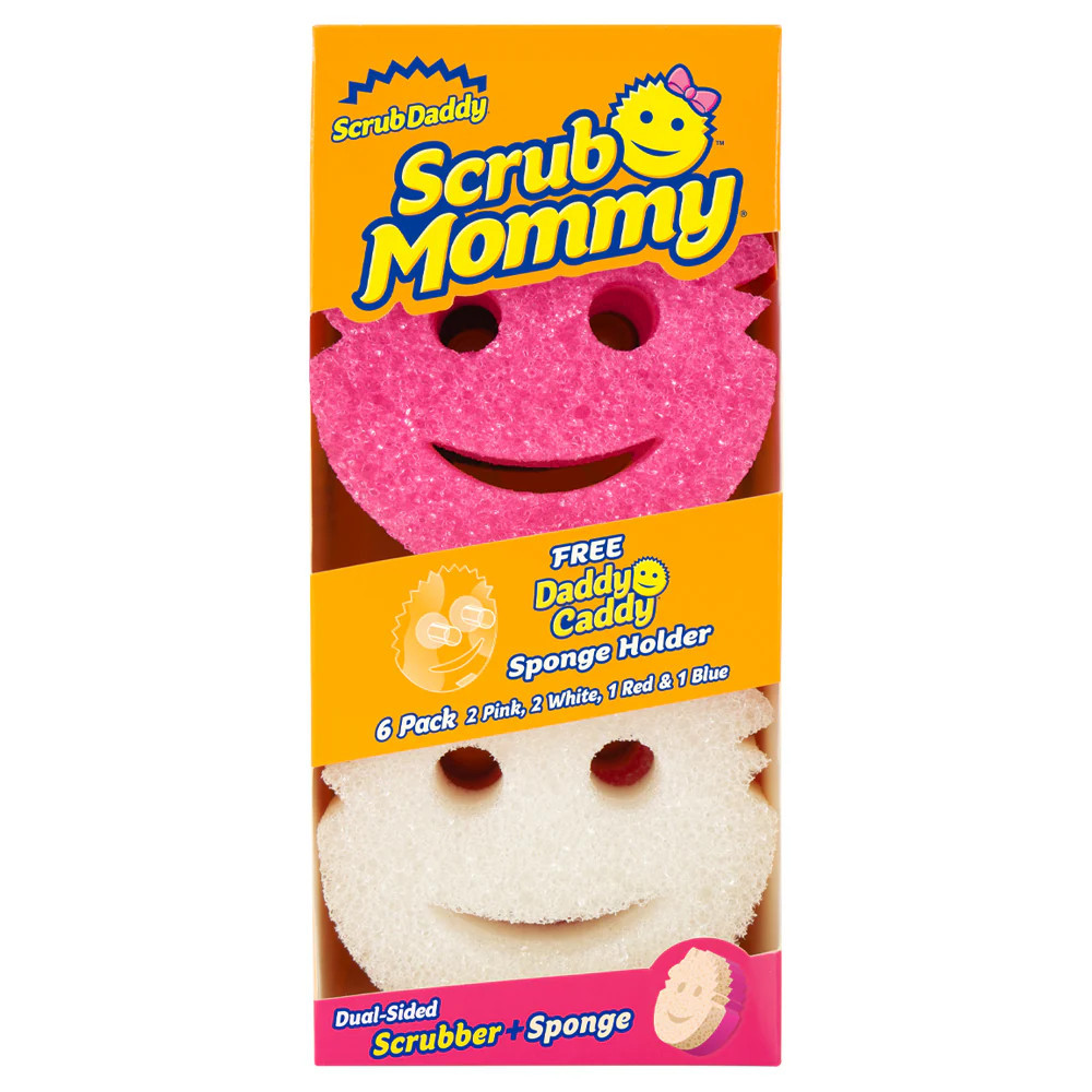 Scrub Daddy Polymer foam Sponge with scouring pad Stainless Steel | SM6CTCADDY | Lowe's