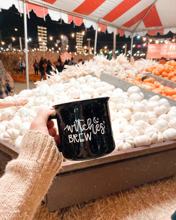 Witches' Brew Black Campfire Mug - Etsy | Etsy (US)