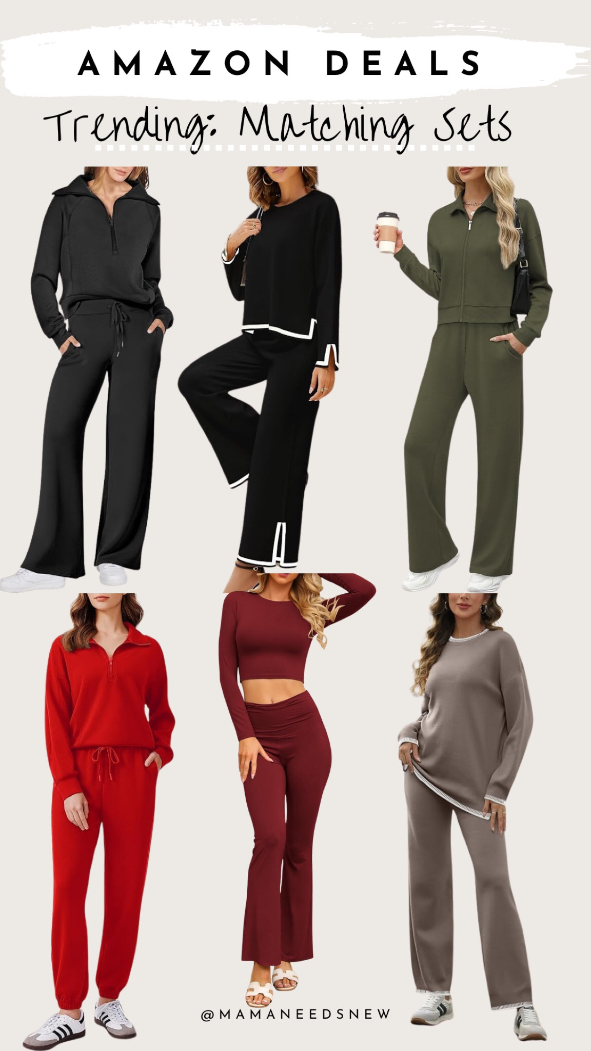 Matching sets from Amazon 🖤 

#LTKSeasonal #LTKSaleAlert #LTKxPrimeDay