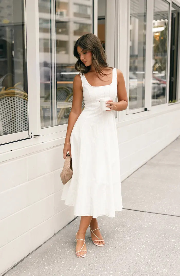 Una Fit & Flare Midi Dress | Nordstrom