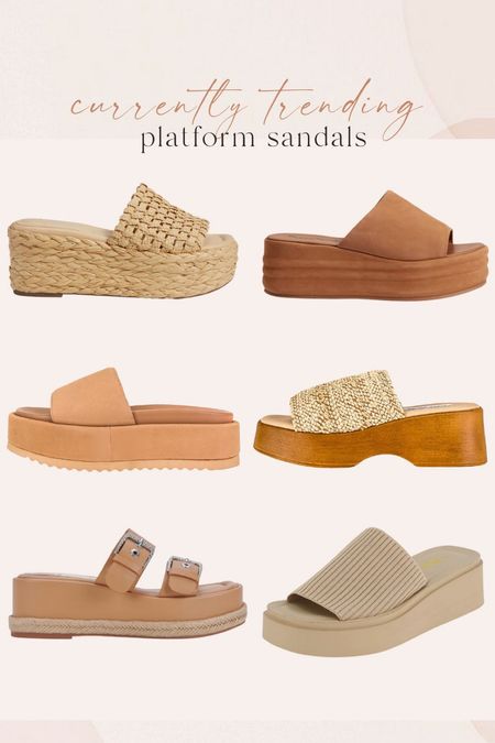 Currently trending: platform sandals ✨

#LTKshoecrush #LTKunder100 #LTKstyletip
