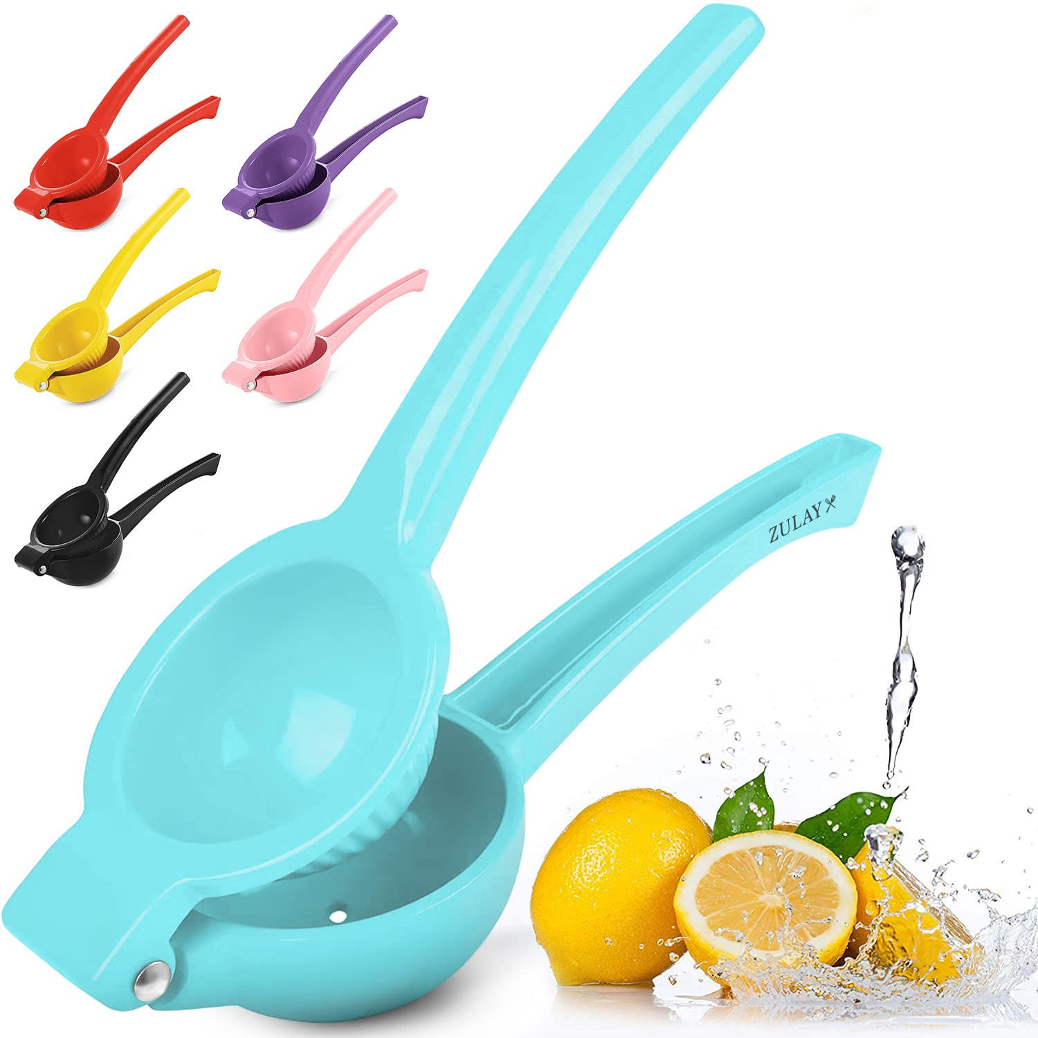 Zulay Premium Quality Metal Lemon Squeezer, Citrus Juicer, Manual Press for Extracting the Most J... | Amazon (US)