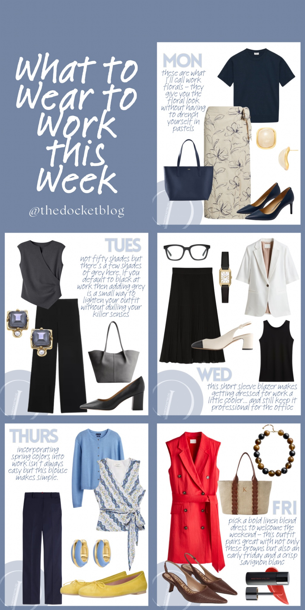 What to wear to work at the office this week 

Womens business professional workwear and business casual workwear and office outfits midsize outfit midsize style 

#LTKSaleAlert #LTKootd #LTKWorkwear