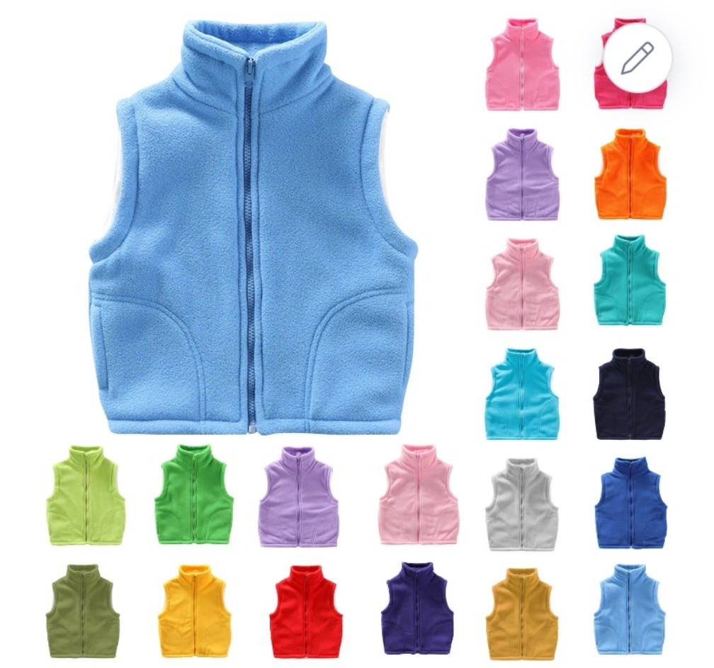 Kids’ fleece vests less than $9 shipped! So many colors available for boys or girls. 3t-12/13y 

#ltkfindsunder10 #outerwear #ltkcoldweather



#LTKootd #LTKKids #LTKGiftGuide