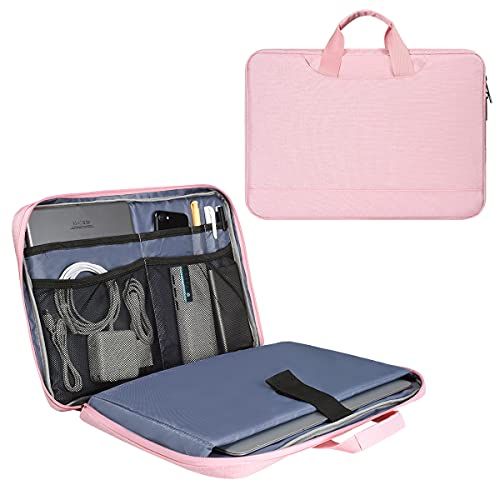 15.6 Inch Laptop Sleeve Briefcase for Women Ladies Bag with Accessories Organizer for Dell Inspiron  | Amazon (US)