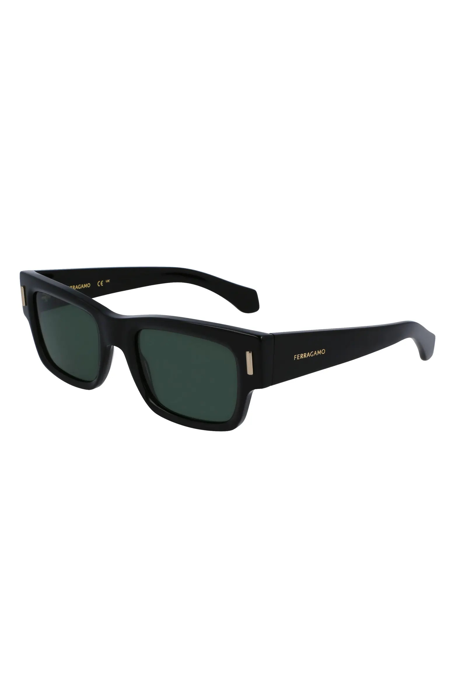Rivets 53mm Rectangular Sunglasses | Nordstrom