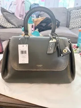 Coach slouchy rogue Olive Green loved leather | Poshmark