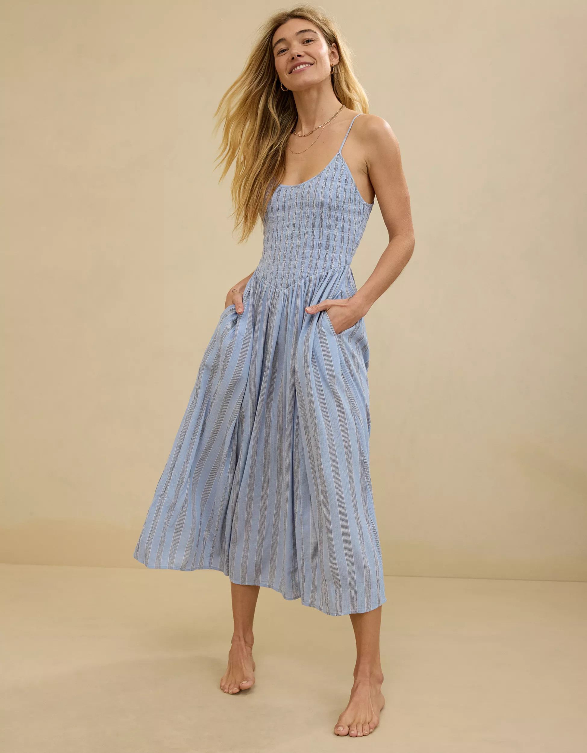 Aerie At The Barre Midi Dress | Aerie