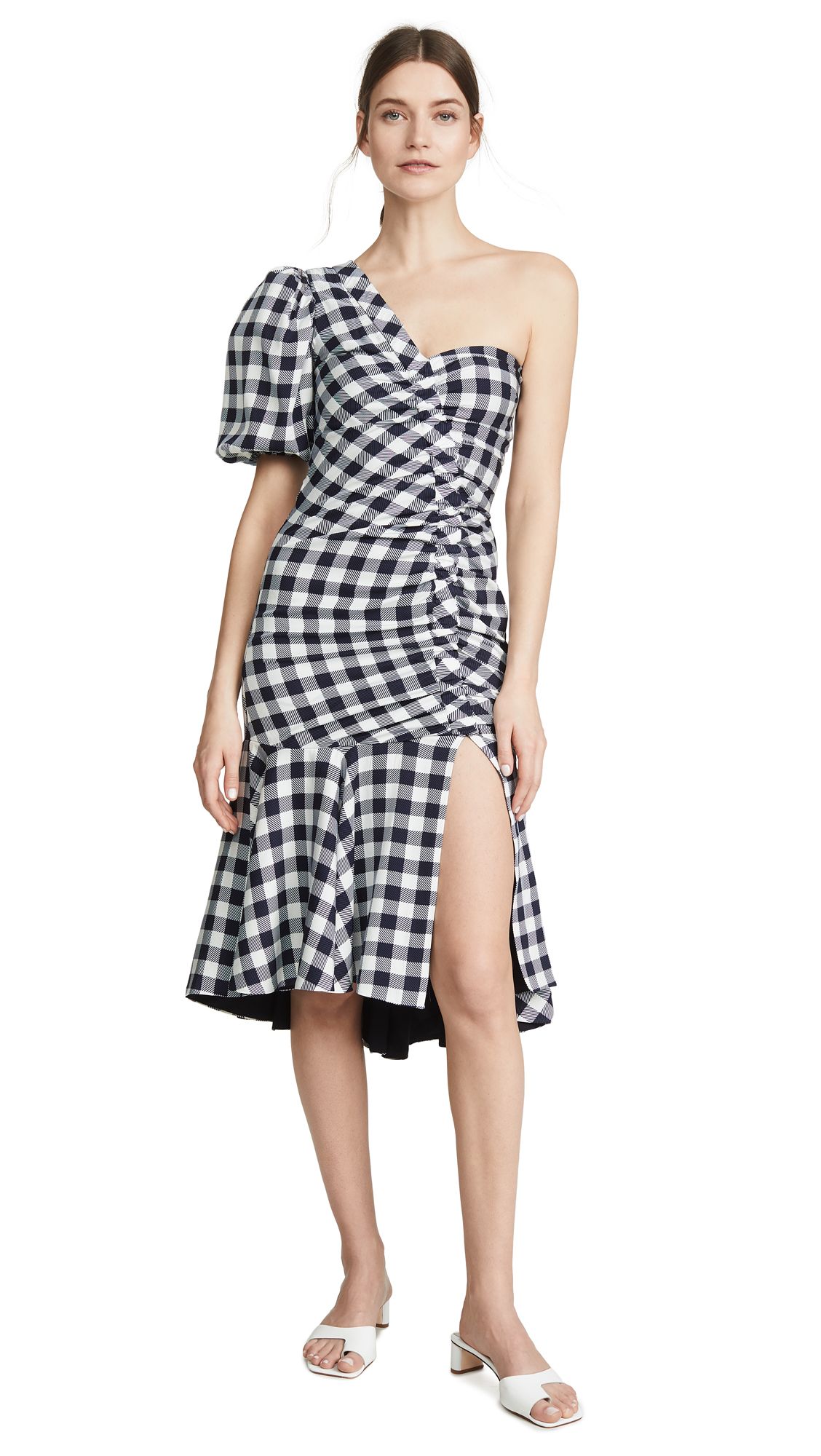 Jonathan Simkhai Lux Twill One Sleeve Dress | Shopbop