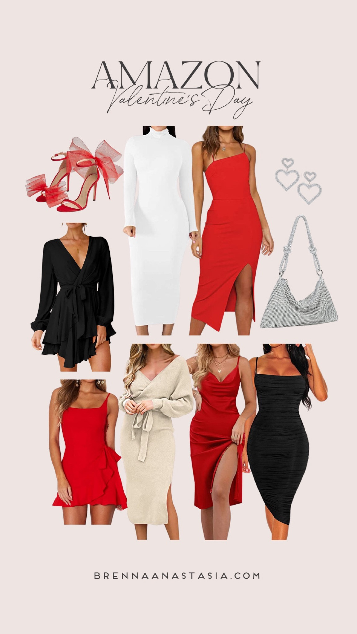 Amazon Valentine’s Day ❤️ Amazon dress, black dress, red dress, date night outfit, red heels, sparkly bag, sequin bag, Amazon fashion, Amazon wedding guest 

#LTKunder50 #LTKitbag #LTKwedding