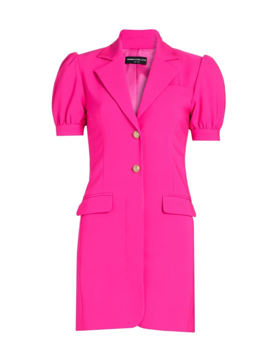 Neira Crepe Blazer Minidress | Saks Fifth Avenue