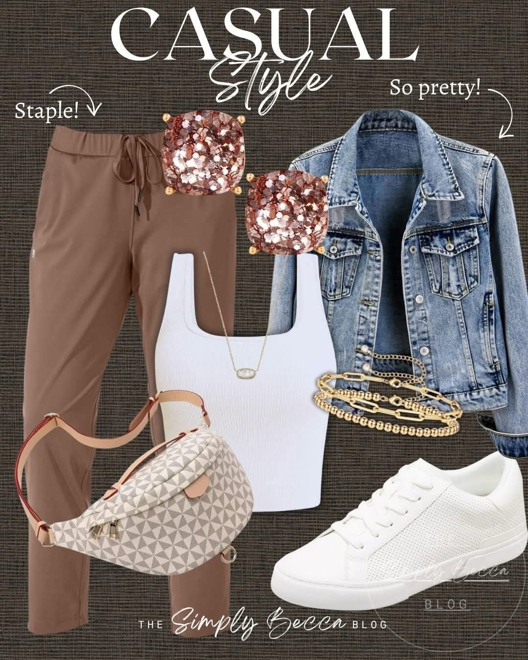 Comfortable, cute outfits that are perfect for everyday life. 

 #ltkwomens #walmart #kendrascott #casualstyle #joggers #LTKdayinmylife #LTKootd #LTKmomlife