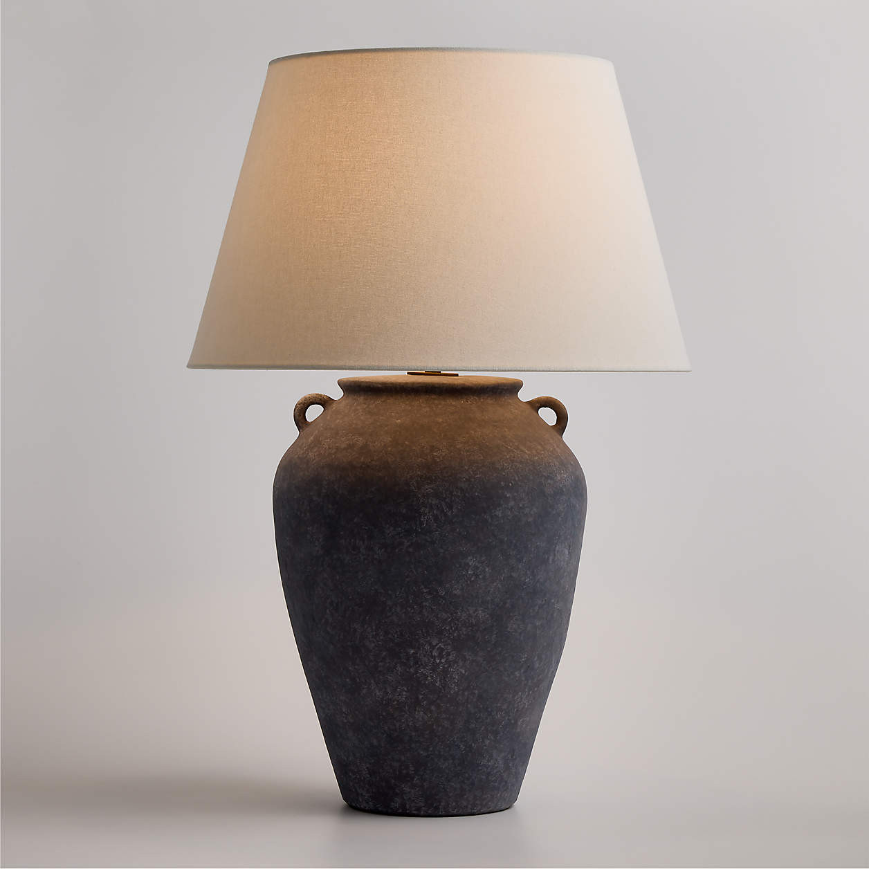 Pompeii Slate Large Ceramic Table Lamp + Reviews | Crate & Barrel | Crate & Barrel