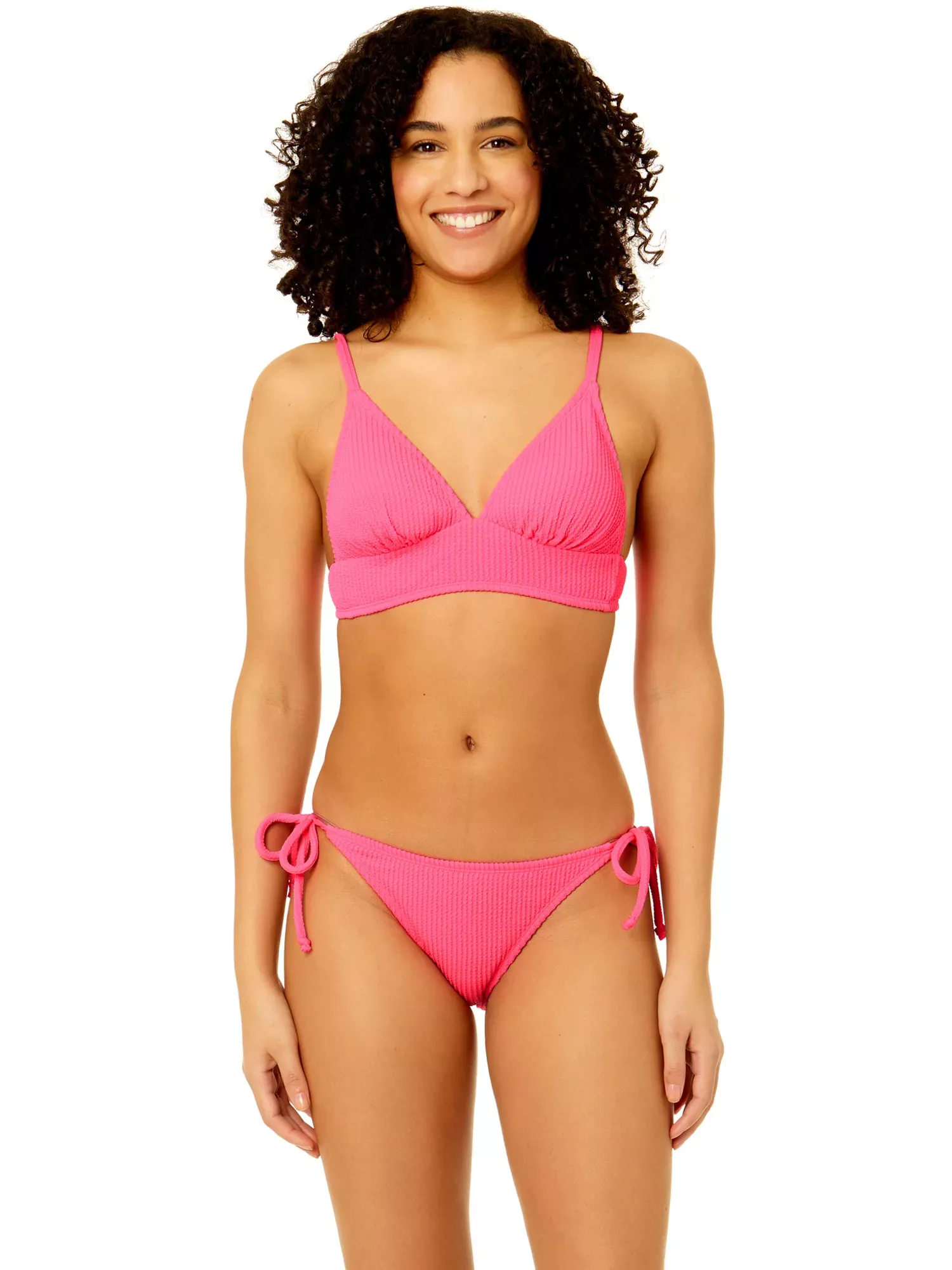 No Boundaries Women's Triangle Bikini Top 