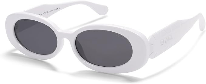 SOJOS Ocean Collection Retro Oval Polarized Sunglasses for Women Men Vintage Recycled Plastic Fra... | Amazon (US)
