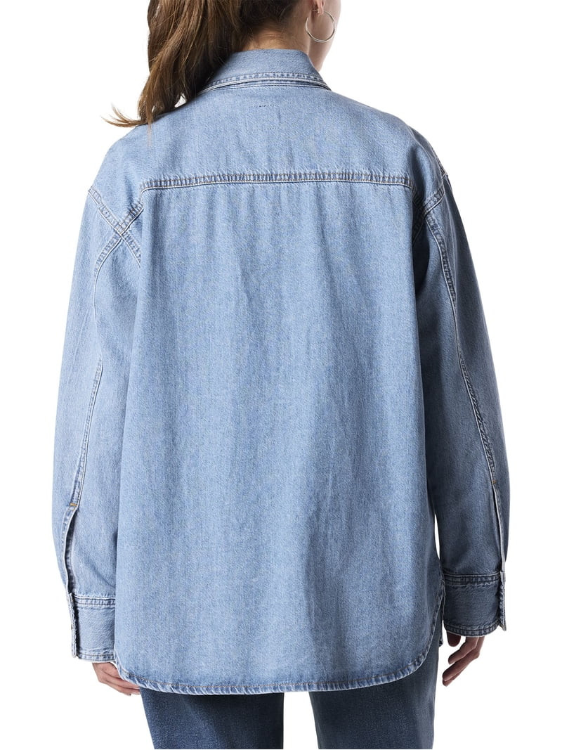 Levi Strauss Signature Women's Vintage Relaxed Denim Shirt | Walmart (US)