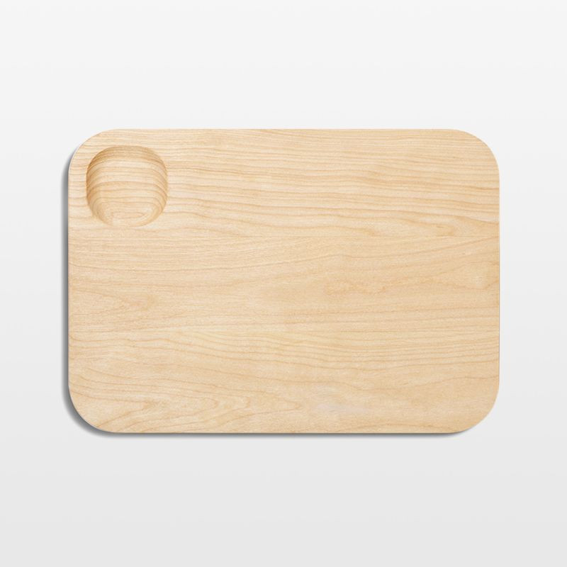 Caraway Birch Wood Medium Cutting Board + Reviews | Crate & Barrel | Crate & Barrel