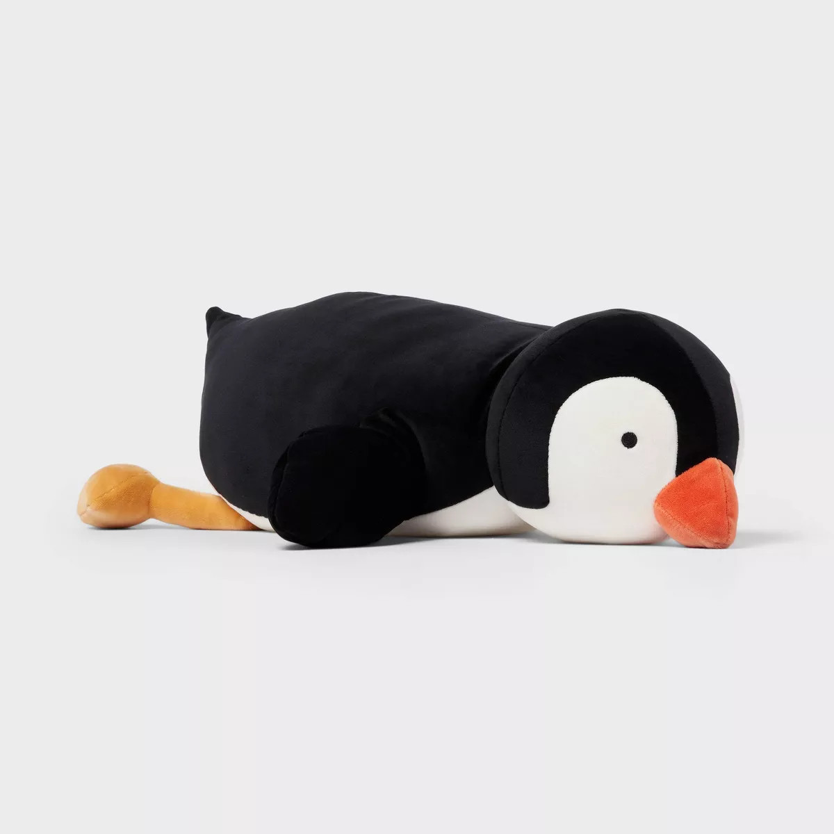 Penguin Weighted Plush Kids' Throw Pillow Black/White - Pillowfort™ | Target