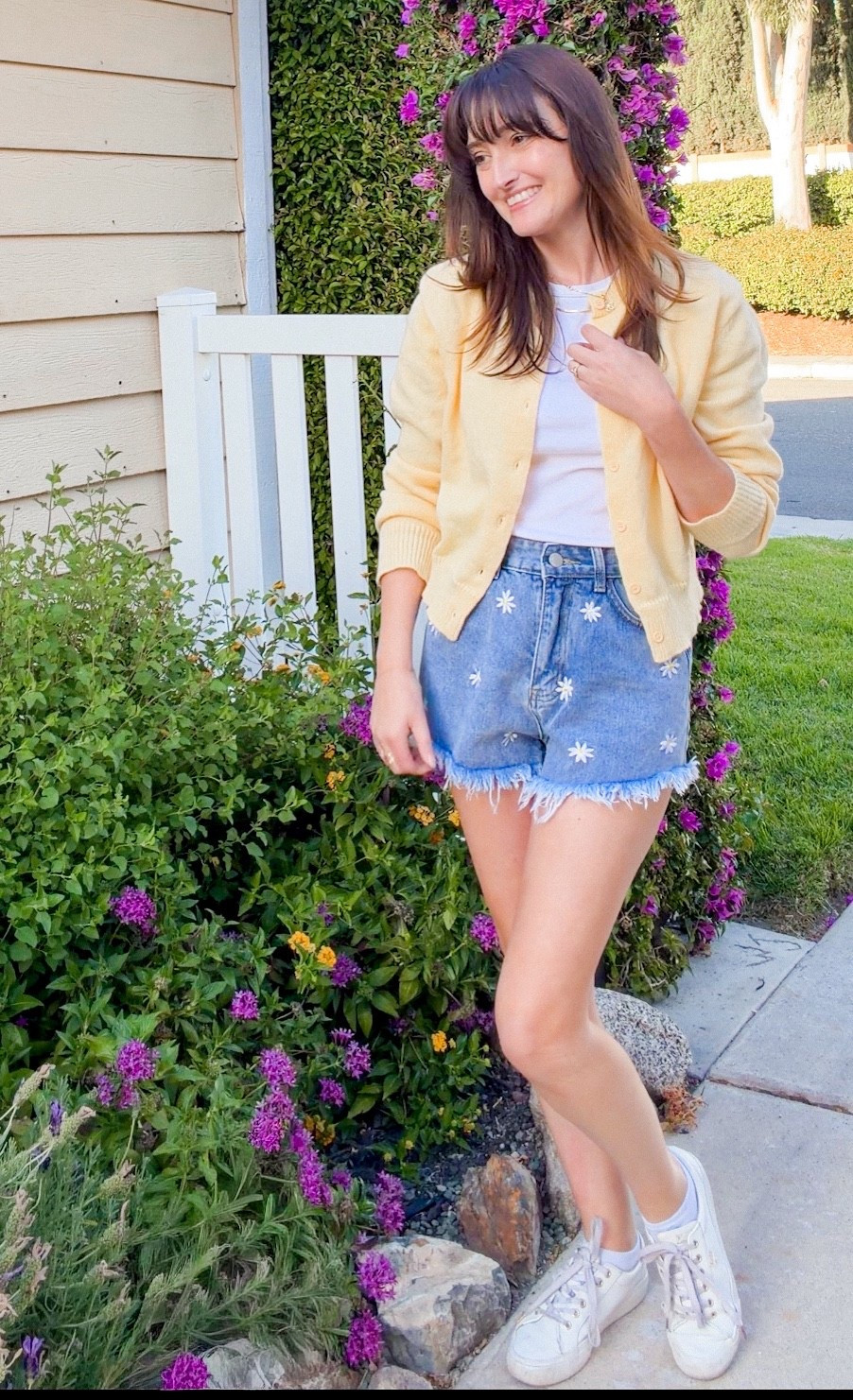 Daisy shorts + soft spring layers = my current obsession 🌼💛
April girls, this one’s for us

#LTKSeasonal #LTKPetite #LTKootd