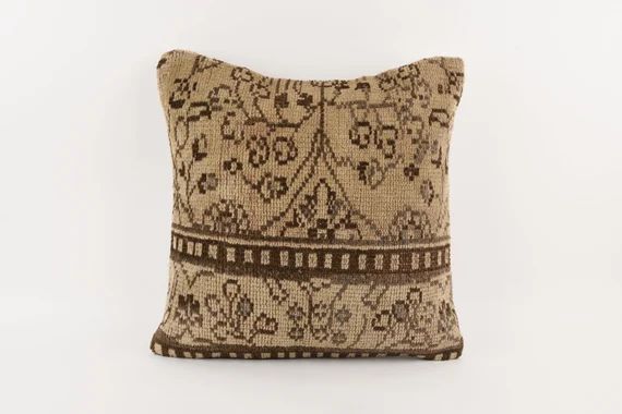 20x20 Pillow Case Bohemian Kilim Pillow Handmade Kilim - Etsy | Etsy (US)