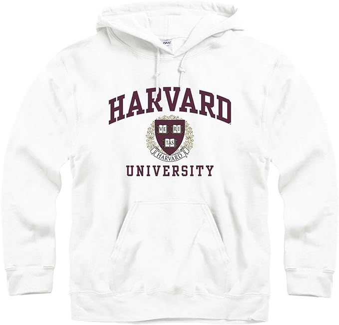 New Agenda Harvard University Hoodie Sweatshirt-White | Amazon (US)