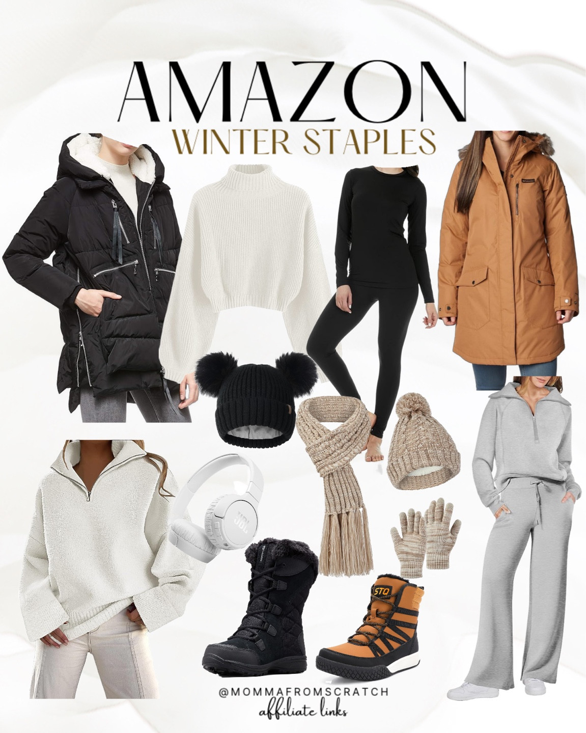 Amazon winter must haves and clothing staples! Holiday gift guide ideas, stocking stuffers, winter boots, winter jackets, sweaters and thermals! 

#LTKSeasonal #LTKGiftGuide #LTKstyletip