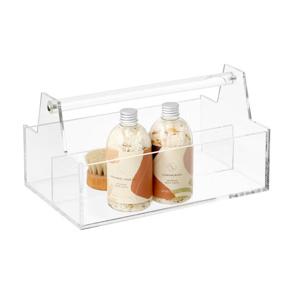 The Container Store Luxe Acrylic Caddy | The Container Store