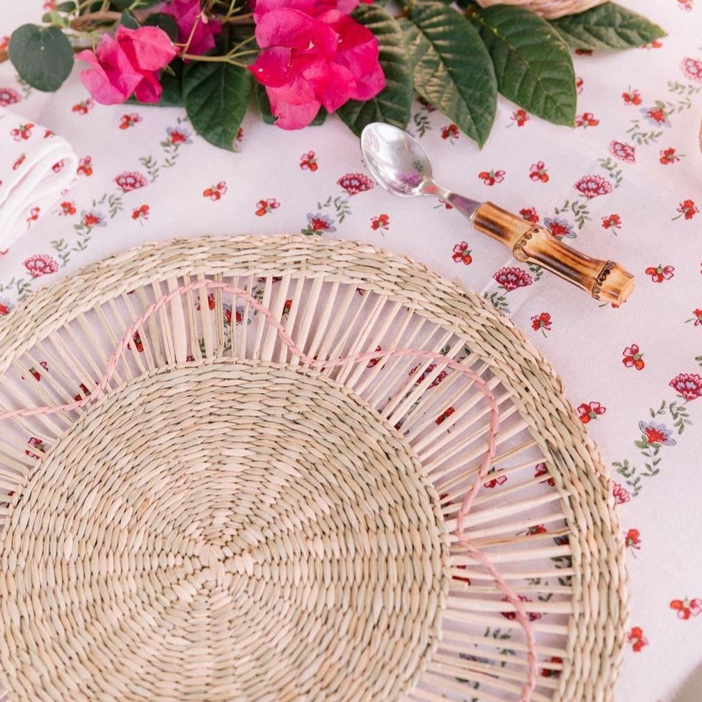 Wave Placemats Coral, Setof 4 | Amanda Lindroth