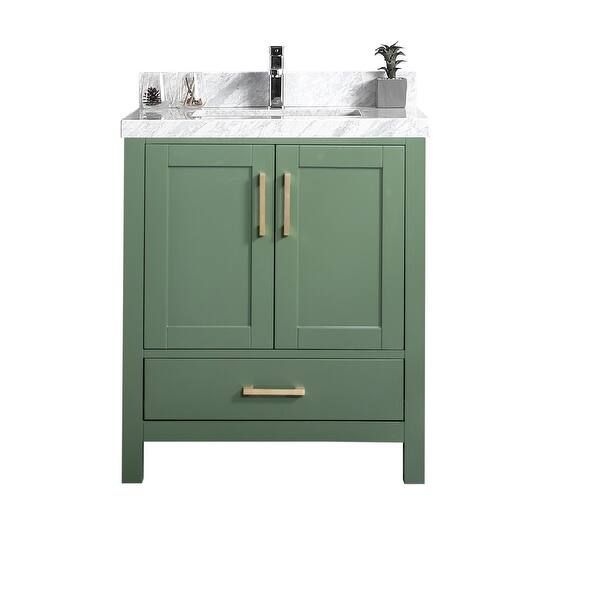 30 in. W x 22 in . D Willow Collections Malibu Bathroom Vanity with Quartz Countertop | Bed Bath & Beyond