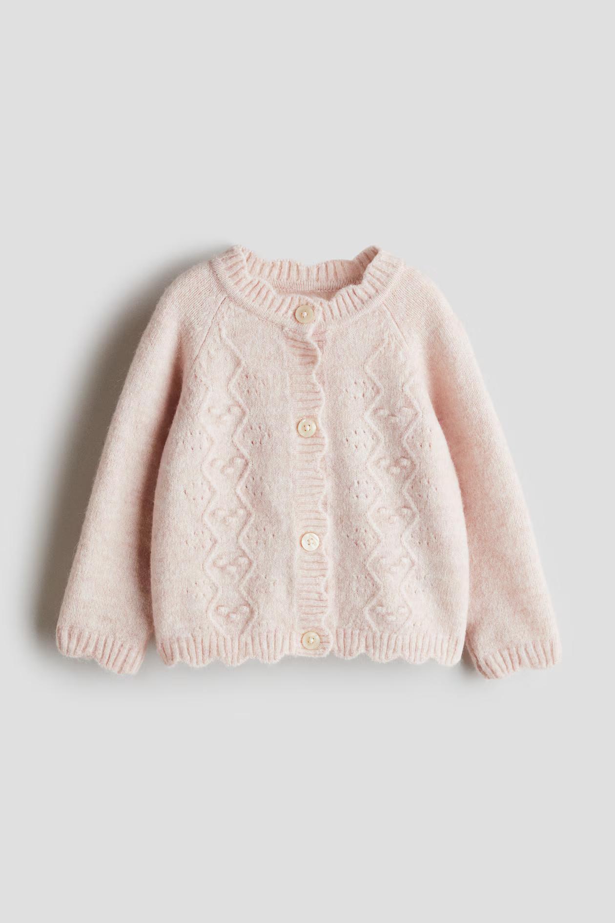 Scalloped-Edge Knit Cardigan | H&M (US + CA)