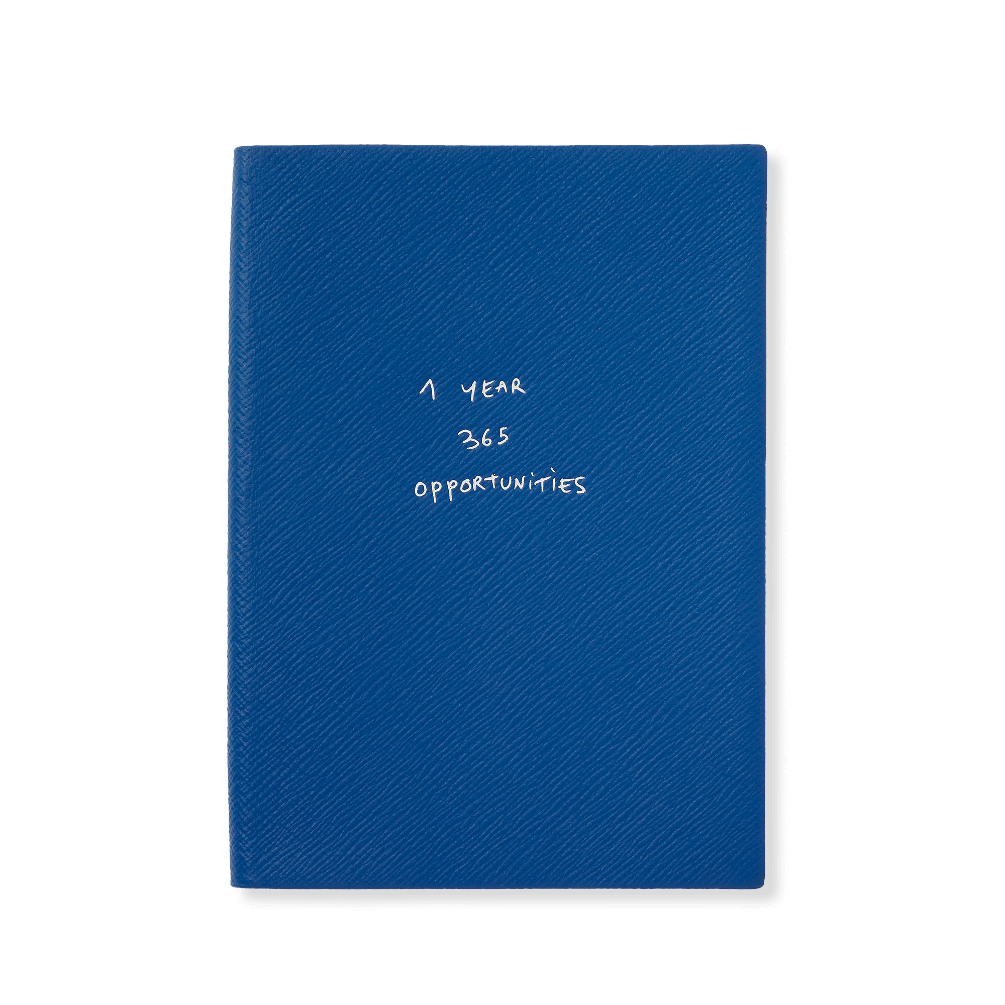 Smythson x Thomas Lélu '365 Opportunities' Soho Notebook in Panama in nile blue | Smythson | Smythson