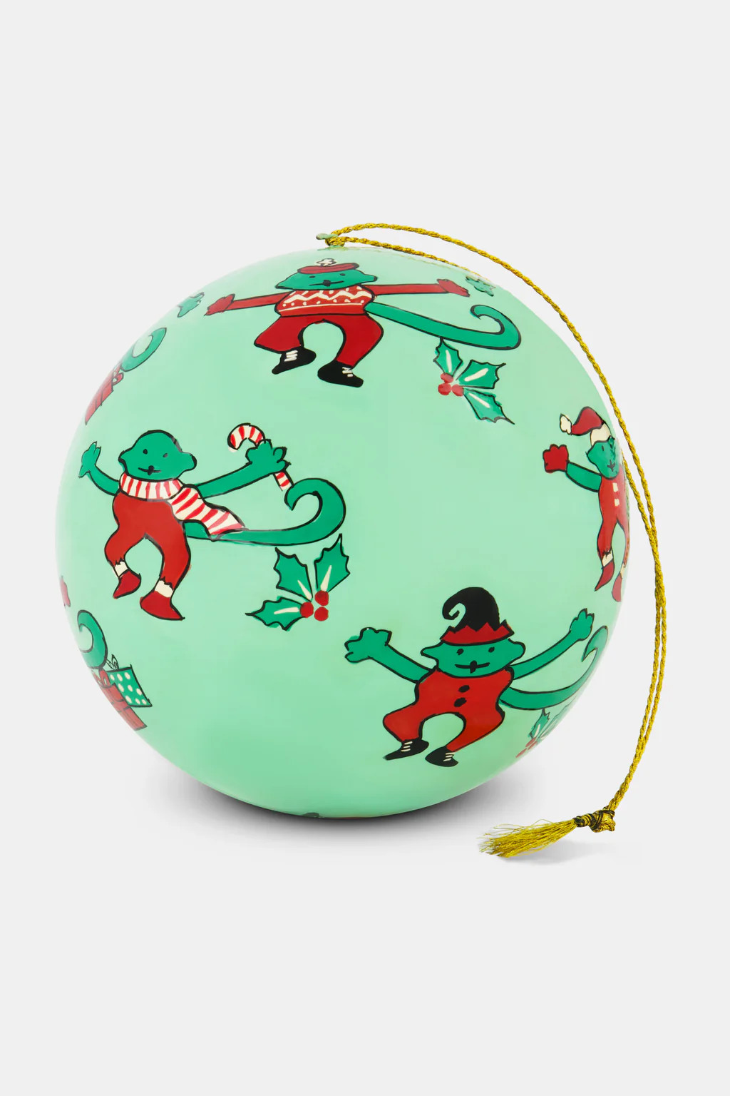 Monkey Mas Ornament | Roller Rabbit