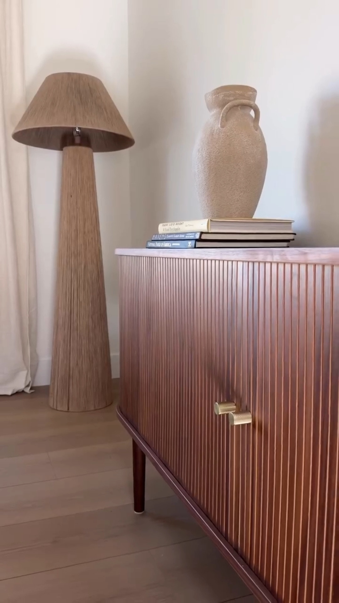 Slowly but surely adding furniture to our house!! 🥰🏠 We got this Amazon @wermofurniture console table before the flood last year and we loved it so much that we had to get it again for the new space! I’m loving the vibe of this room so far and now all we need is a couch & rug and the living room will be so close to being complete 🙌🏽 Console is 71” walnut 

#homedecor #amazonhomefinds #amazonfinds #homestyle #homedecorideas 

#LTKmomlife #LTKHome #LTKdayinmylife