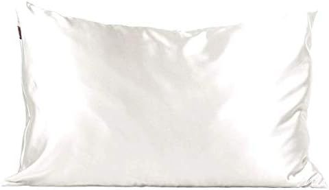 Kitsch 100% Satin Pillowcase with Zipper, Softer Than Silk, Vegan Silk Pillowcase Cover, Standard (I | Amazon (US)