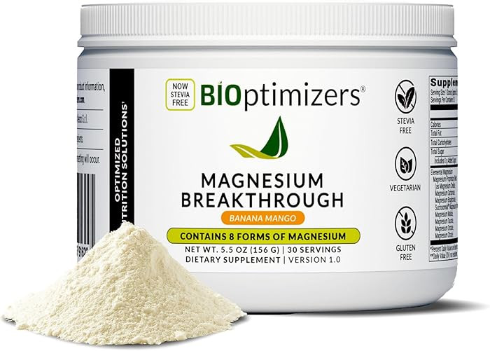 BIOptimizers Magnesium Breakthrough Drink - 8 Forms of Magnesium, Electrolytes, Sleep Health, Str... | Amazon (US)