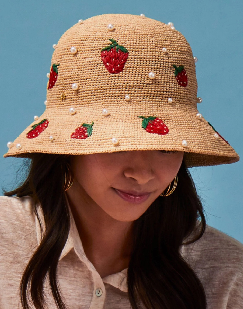 🍓the cutest bucket hat for summer from Lele Sadoughi 

#LTKStyleTip #LTKSwim #LTKSeasonal