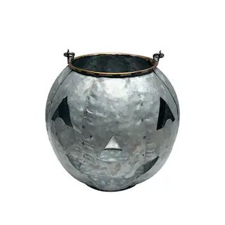 8" Halloween Jack-O-Lantern Galvanized Metal Container by Ashland® | Michaels Stores