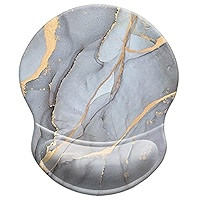 Ergonomic Designed Mouse Pad with Wrist Rest Hand Support. Knocent Non Slip Rubber PU Base Wrist Mou | Amazon (US)