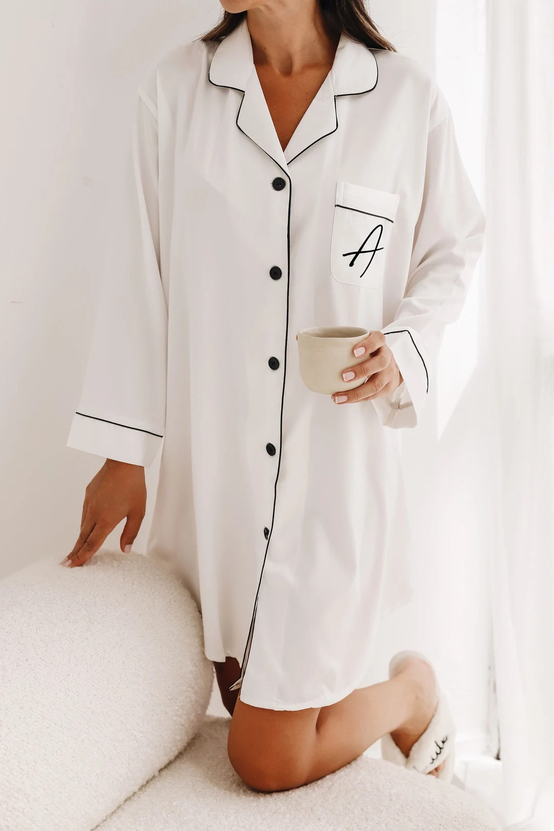 Matching Bridal Party Night Shirts, Getting Ready Outfit for Bridesmaids, Bachelorette Party Shir... | Etsy (US)