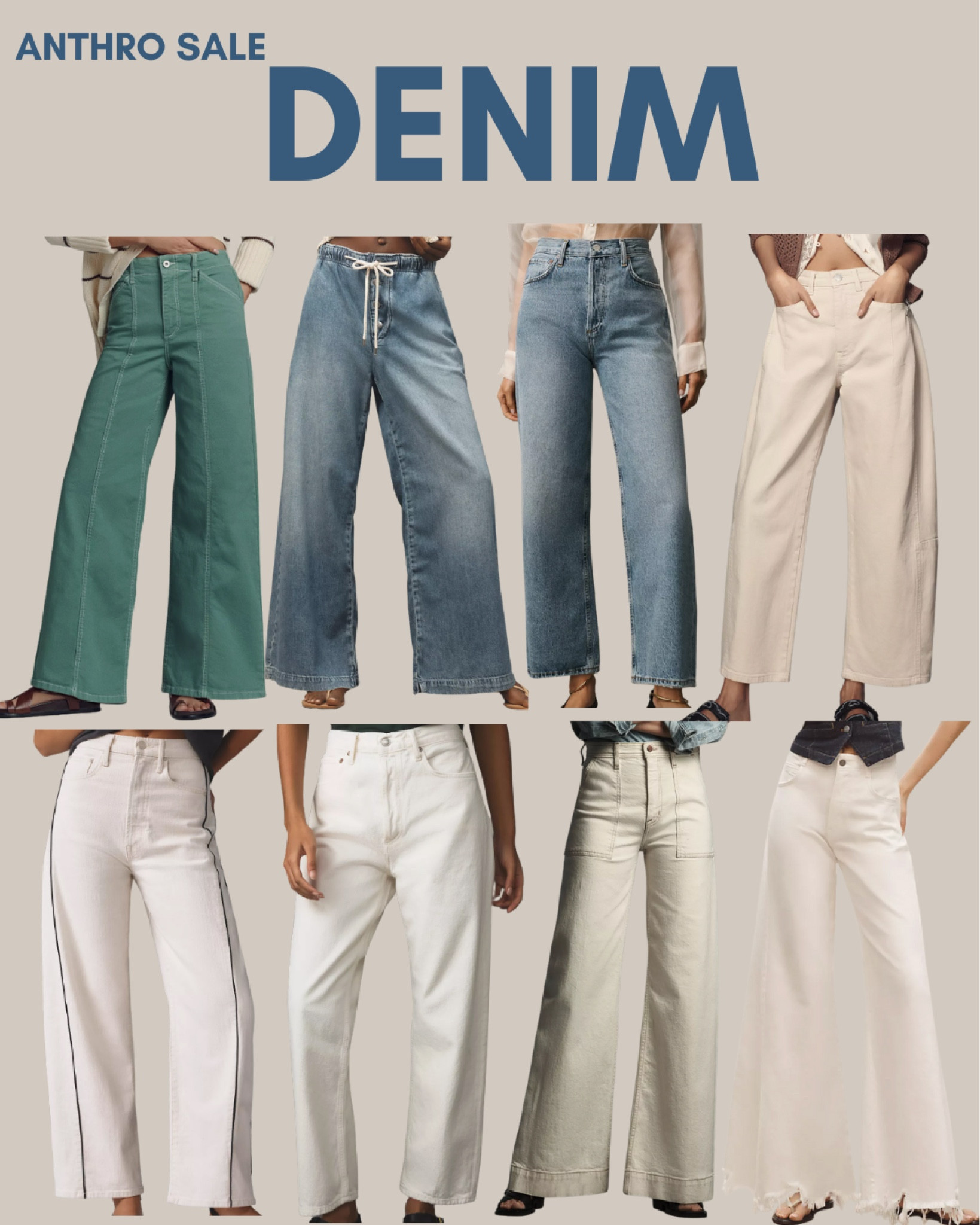 @anthropologie denim faves… shop them with my code LW20 and get 20% off your order of $100 or more 🩵

#LTKSpringSale #LTKStyleTip