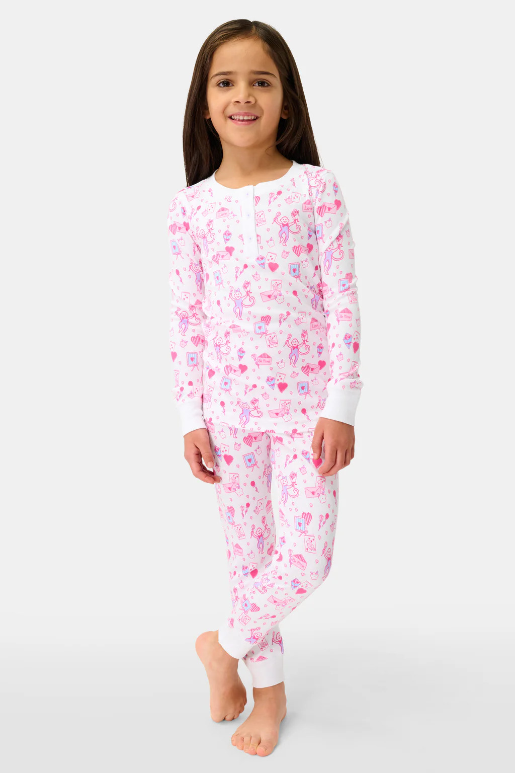 Kids Love Letters Juniper Pajamas | Roller Rabbit